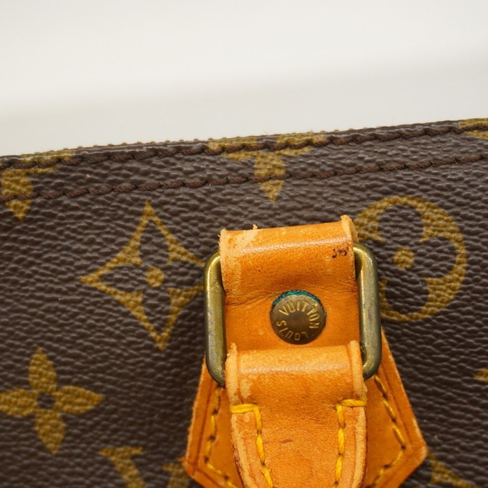 LOUIS VUITTON Authentic Brown Monogram Speedy 30 Bag - Picture 15 of 16